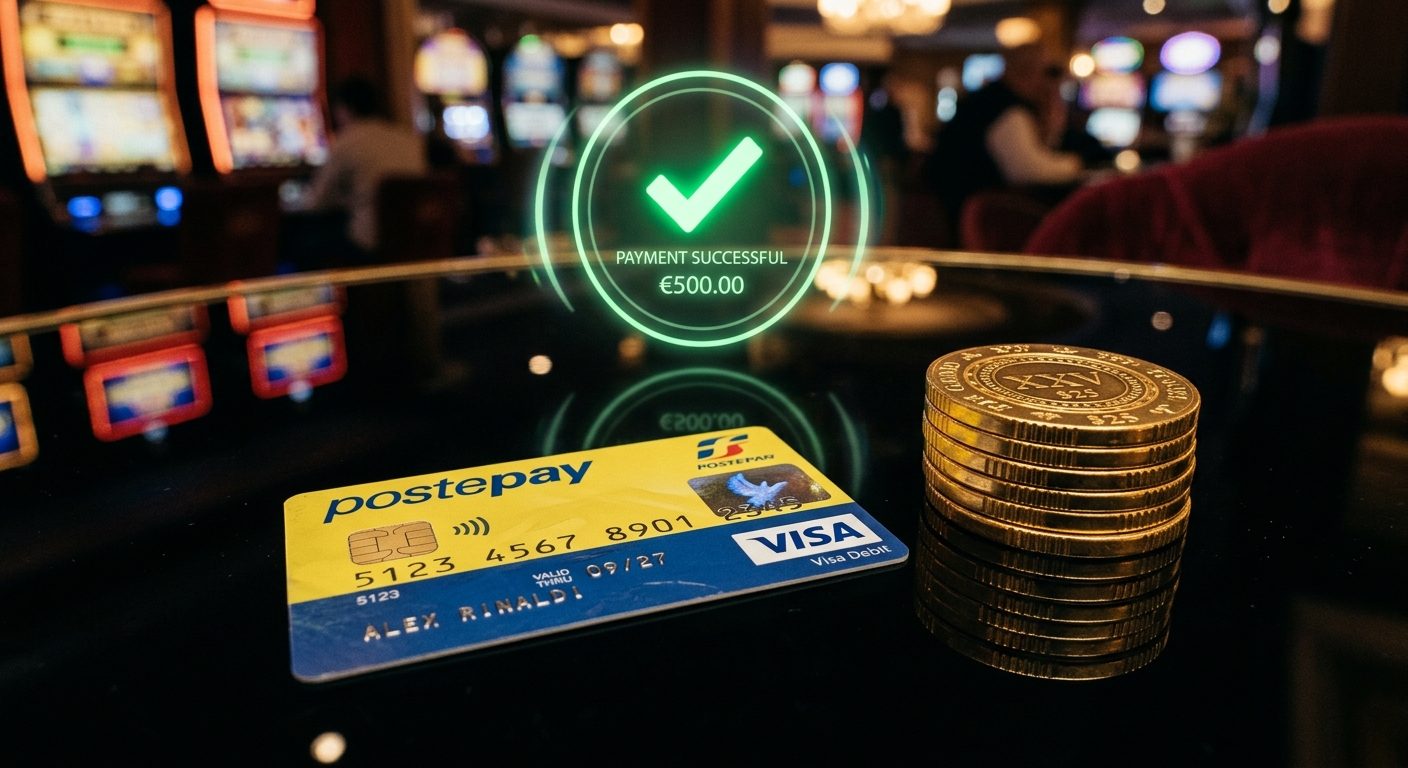 Depositi e Prelievi nei Casino Non ADM con Postepay - casino non ADM Postepay